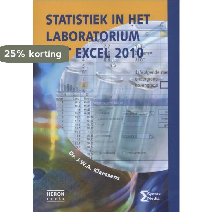 Statistiek in het laboratorium met Excel 2010 / Heron-reeks, Boeken, Techniek, Gelezen, Verzenden