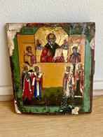 Icoon - Nikolaas de Wonderdoener - Hout