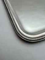 Ercuis - Plateau - Filet gadroons contour - Plaqué(e) argent