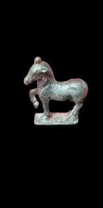 Beeldje -  (1) - Brons, Striding Horse, Antiek en Kunst