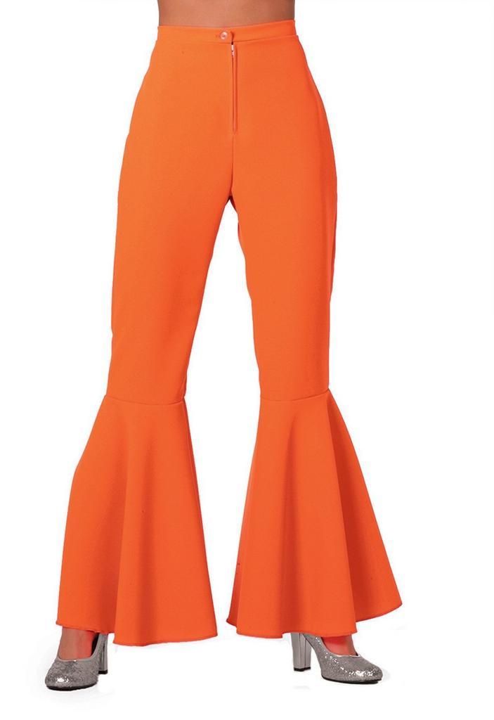 Hippie Broek Oranje Dames, Kleding | Dames, Carnavalskleding en Feestkleding, Nieuw, Verzenden