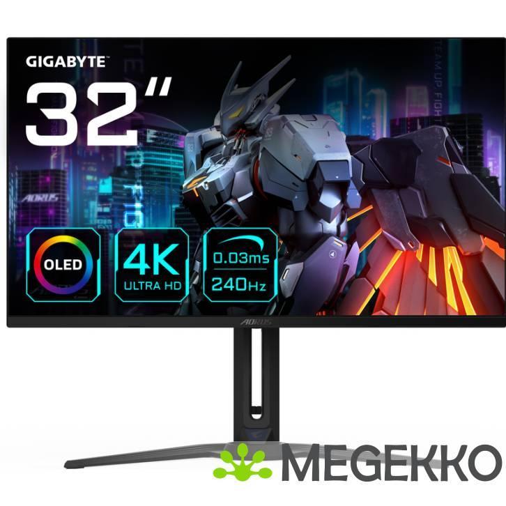 Gigabyte AORUS FO32U2 32  4K Ultra HD 240Hz OLED Gaming, Computers en Software, Overige Computers en Software, Nieuw, Verzenden