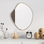 vidaXL Wandspiegel 50x40 cm goudkleurig, Huis en Inrichting, Woonaccessoires | Spiegels, Verzenden, Nieuw