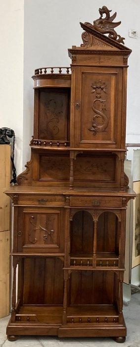 Hoog dressoir - Hout, Antiek en Kunst, Antiek | Overige Antiek