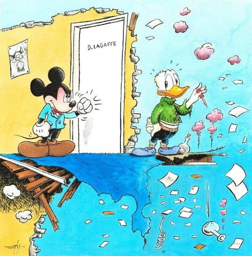 Jordi Juan Pujol - Mickey & Donald - Tribute to Gaston, Collections, Disney