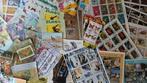 Monde 1960/2015 - Lot XXL de 600 petites feuilles, blocs et, Gestempeld