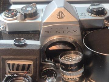 Asahi Pentax SP 500 + Accessoires Analoge camera