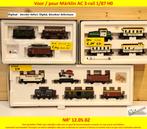 Märklin matériel échelle H0 1/87 locomotives, wagons, rails, Ophalen of Verzenden