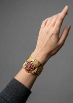 Pre-Columbiaanse stijl armbandje – Gouden iconografie uit