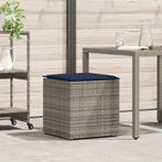 vidaXL Kussenbox met opslag Grijs 50 x 50 x 50 cm poly, Tuin en Terras, Bergingen en Tuinkasten, Verzenden, Nieuw