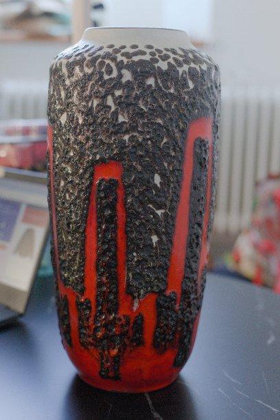 Scheurich - Vaas - Fat Lava Kunstkeramiek Vaasje 517-45 -, Antiek en Kunst, Antiek | Glaswerk en Kristal