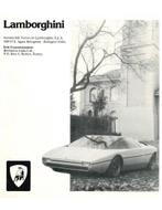 1975 LAMBORGHINI PROGRAMMA BROCHURE ENGELS, Ophalen of Verzenden, Nieuw