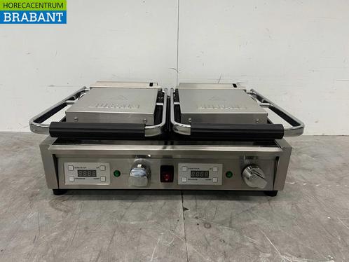 RVS Buffalo Dubbele Contactgrill Paninigrill Grill Geribbeld, Zakelijke goederen, Horeca | Keukenapparatuur, Ophalen of Verzenden