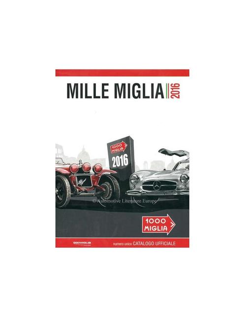 2016 MILLE MIGLIA JAARBOEK ITALIAANS, Boeken, Auto's | Boeken, Ophalen of Verzenden