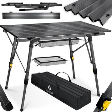 KESSER® Campingtafel opvouwbare klaptafel met aluminium fram beschikbaar voor biedingen