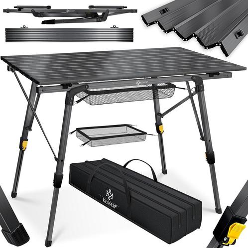 KESSER® Campingtafel opvouwbare klaptafel met aluminium fram, Huis en Inrichting, Woonaccessoires | Overige, Verzenden
