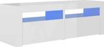 vidaXL Tv-meubel met LED-verlichting 120x35x40cm - hoogglans, Audio, Tv en Foto, Verzenden, Nieuw