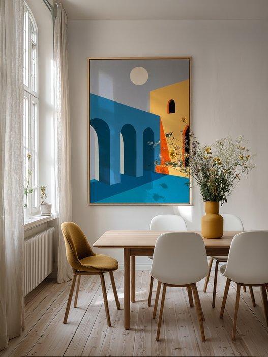 Nelson F. León - Los arcos del silencio XL- (NO Reserve), Antiek en Kunst, Kunst | Schilderijen | Modern