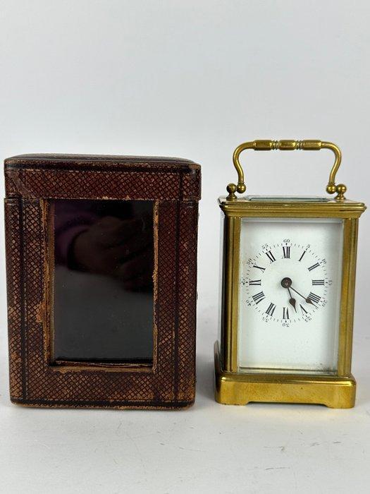 Rijtuigklok - Antiek Glas, Messing - 1850-1900 - A Carriage, Antiek en Kunst, Antiek | Klokken