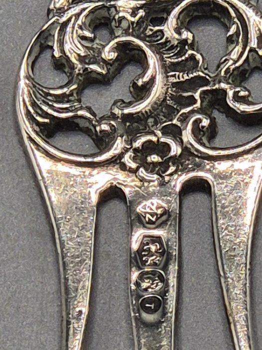 Taartvork - Zaanse smederij - Zilver - Hollands zilveren, Antiek en Kunst, Antiek | Zilver en Goud