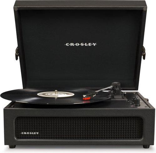 Platenspeler Zwart Crosley Voyager Bluetooth (Platenspelers), Audio, Tv en Foto, Platenspelers, Nieuw, Verzenden