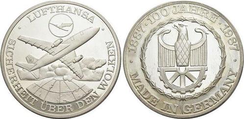 Ar-medaille 1987 Moderne medaille Luftfahrt, Postzegels en Munten, Penningen en Medailles, Verzenden