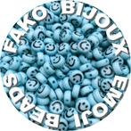 Fako Bijoux® - Emoji / Smiley Kralen - Acryl - 7mm -, Verzenden, Nieuw