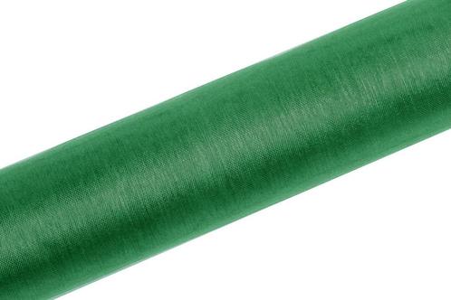 Groene Organza Stof 16cm 9m, Hobby en Vrije tijd, Feestartikelen, Nieuw, Verzenden