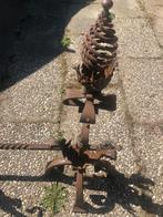 Openhaard accessoire (3) - Smeedijzer - 2x, Antiek en Kunst