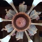 Kroonluchter - Opaalroze glas - Murano