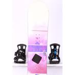 148 dames snowboard SALOMON LOTUS white/pink, woodcore, FLAT, Sport en Fitness, Snowboarden, Verzenden, Nieuw