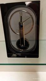 Tafel/bureauklokken - Seiko - Zwart metallic kunststof. -