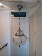 Gekooide hanglamp - Glas, IJzer, Antiek en Kunst