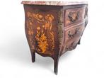 Commode - Hout, Marmer, Brons