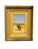 Raoul Arus (1848–1921) - Cavalier / Soldat à cheval – Huile, Antiek en Kunst