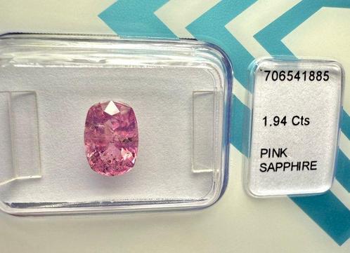 Zonder Minimumprijs - 1 pcs Paars, Roze Saffier - 1.94 ct -, Handtassen en Accessoires, Edelstenen