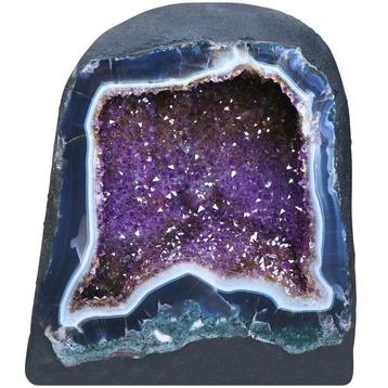 Améthyste et Agate Géode - 38x32x17 cm- 27 kg