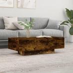 vidaXL Salontafel 100x49,5x31 cm bewerkt hout gerookt, Huis en Inrichting, Tafels | Salontafels, Verzenden, Nieuw