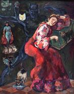 Borgen Lindhardt (1974) - Magic Kimono meisje II, Antiek en Kunst