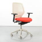 Orangebox ARA-EBA bureaustoel, rood / wit, 4D armleggers, Ophalen of Verzenden
