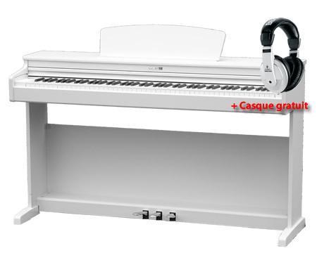Louez un piano Dynatone SLP-230 à 35 € par mois, Musique & Instruments, Pianos, Blanc, Piano, Neuf, Digital, Envoi