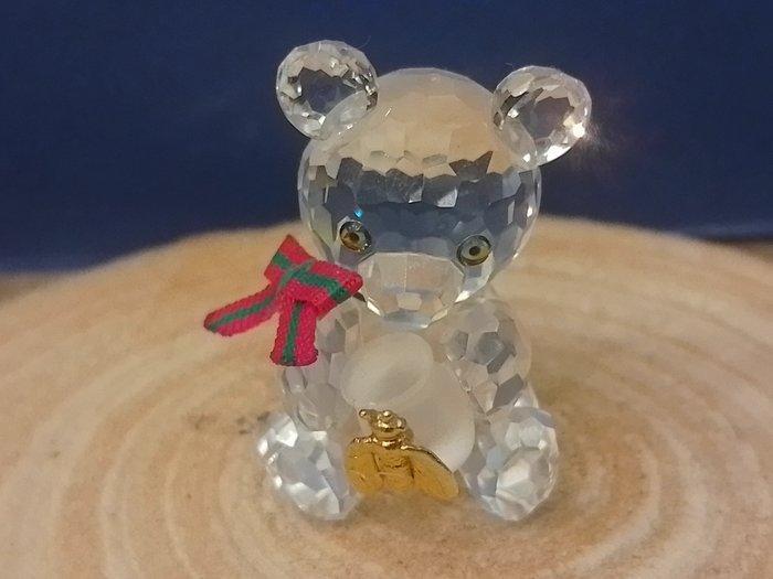 Swarovski - Beeldje - Kris Bear - With honey pot - 213068 -, Antiquités & Art, Curiosités & Brocante