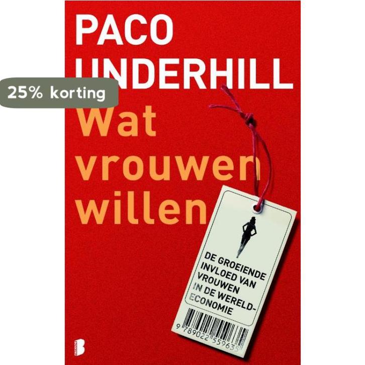 Wat vrouwen willen 9789022559635 Paco Underhill, Boeken, Economie, Management en Marketing, Gelezen, Verzenden