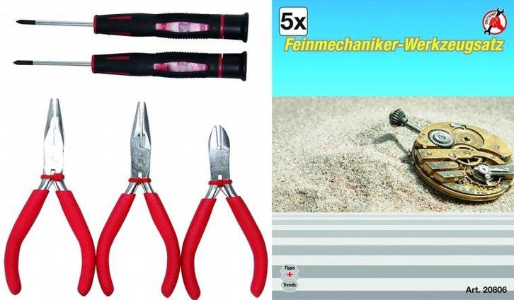 5-delige Precision Mechanics Tool Set, Autos : Divers, Outils de voiture, Envoi