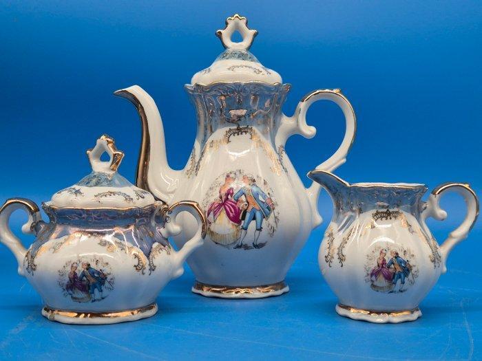Koffieservies - Italienisches Porzellan – Kaffeeservice,, Antiek en Kunst, Antiek | Meubels | Tafels