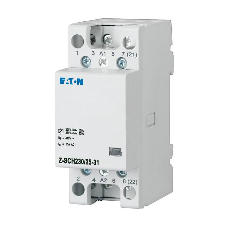 Eaton Installation Contactor 230VAC 50Hz 25A 3NO 1NC -, Doe-het-zelf en Bouw, Elektriciteit en Kabels, Verzenden
