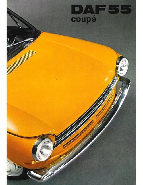 1970 DAF 55 COUPE BROCHURE NEDERLANDS, Boeken, Auto's | Folders en Tijdschriften, Ophalen of Verzenden