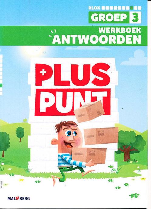 Pluspunt versie 4 Antwoorden Werkboek blok 8 groep 3, Livres, Livres scolaires, Envoi