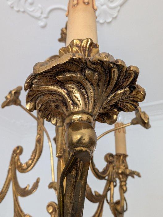 Kroonluchter - Brons - Bronzen afwerking goud, Antiek en Kunst, Antiek | Overige Antiek