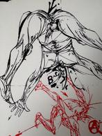 Velickovic Vladimir (1935- ) - La chute, Antiek en Kunst